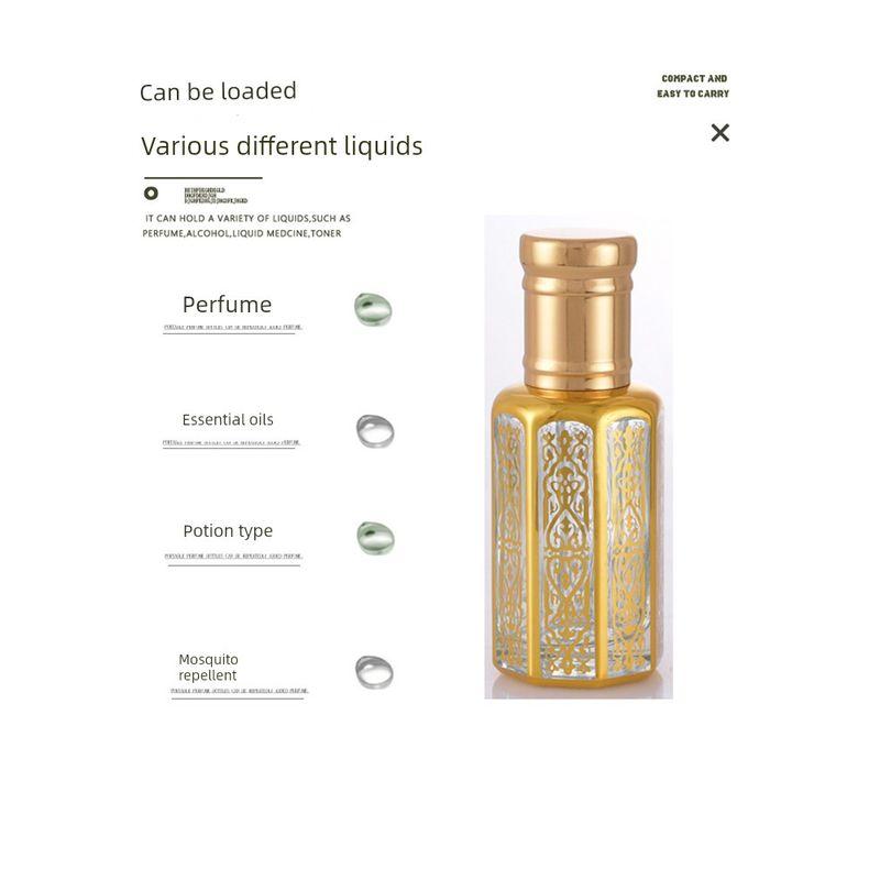 New Product 3ml 6ml 12ml Perfume Refillable Bottles Travel Portable Essential Oil Roller Bottles Glass Empty Bottles Sample Artifact