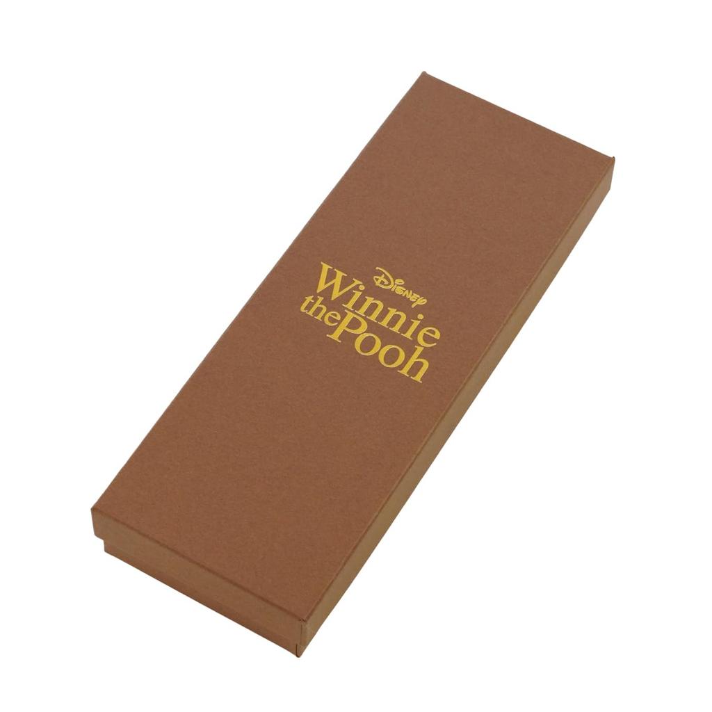 Tie Tie Bar Box Set the Pooh Calligraphy Pattern x Hiyokkori Tie [Disney] & (Winnie Bar)