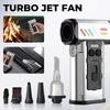 Turbo Jet Fan 130000RPM Uzun Başlıklı Araba Temizleme Aleti Elektrikli Hava Üfleyici Araba Elektrikli Süpürge Turbo Jet Fan