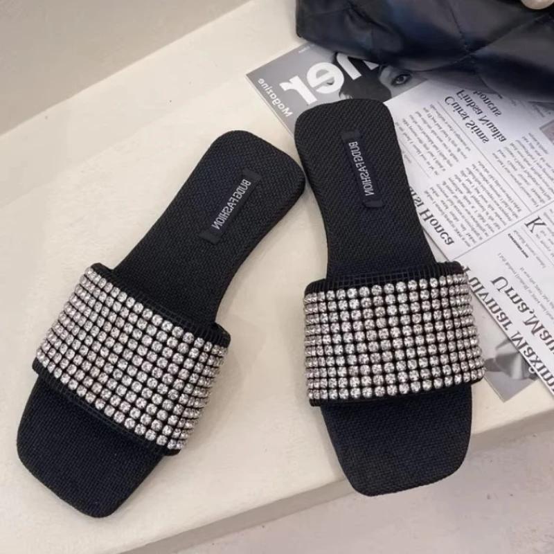 Fashion 2025 High Quality Shoes for Women Fashion Open Toe Women's Slippers Comfortable Flat Women Summer Best Seller Classic Slippers