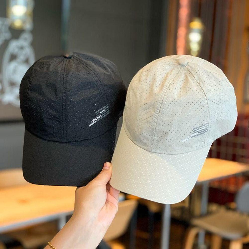 Adjustable Mesh Baseball Hat Summer Men Baseball Cap Fashion Mesh Sports Cap  Male