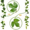 Fake Green Ivy Artificial Houseplant Natural Feel Waterproof Iron Wire Included High Durability Artificial Leaf Foliage Artificial Wisteria Twig Vine