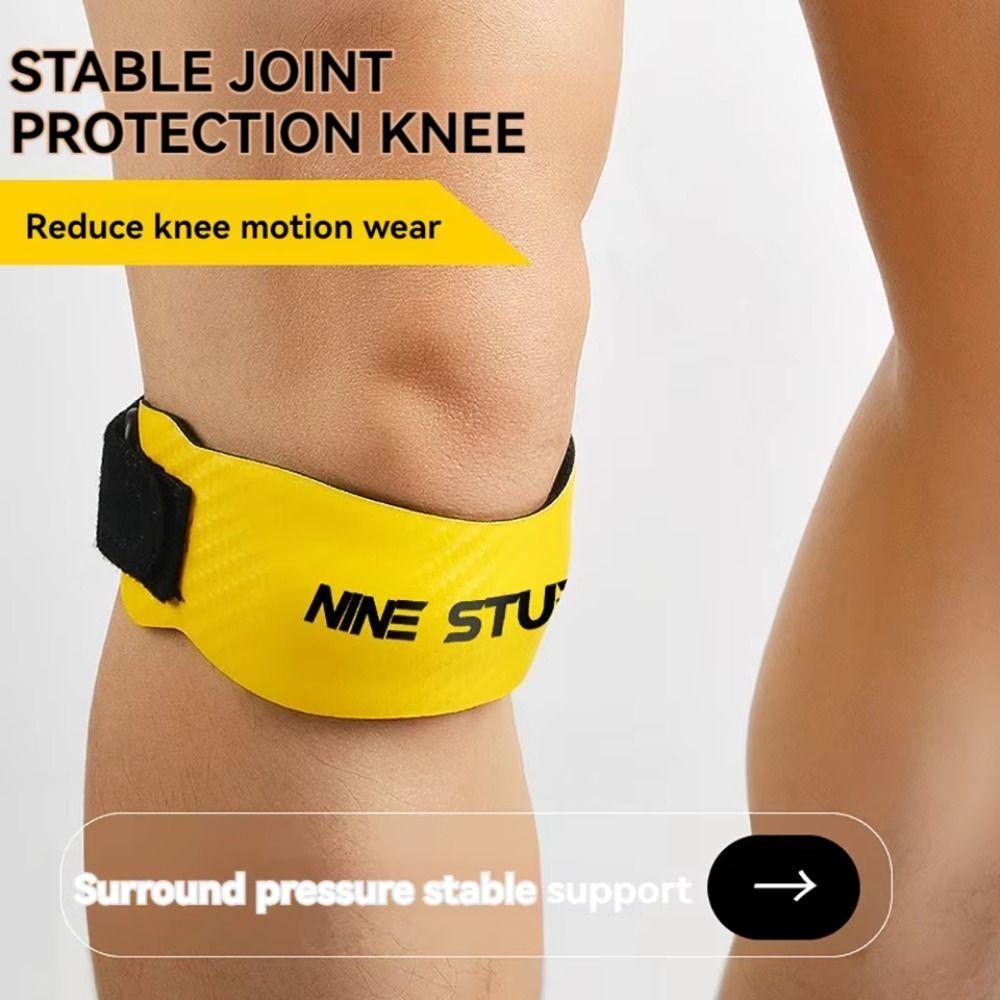 1 Pair Bidirectional Adjustable Patella Knee Brace Breathable Soft Patella Protect Band Joint Pressurize Sports Knee Brace