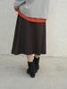 Deoenel Pleated Skirt - [Brown]