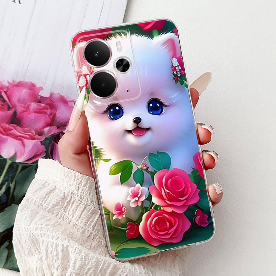 For Realme 14 5G Case RMX5075 Stylish Butterfly Painted Cover Silicone Case For Realme 14X 14 Realme14 T 14T 5G Soft Fundas Bags
