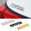 Adesivo logo 3D logo valigia Per toyota GT86 RAV4 Corolla Camry Wish Crown REIZ CHR Avalon Highlander Reiz Prius Yaris Vios