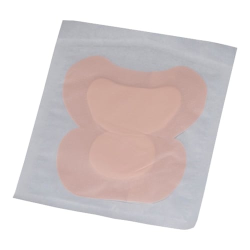 AS ONE Polyurethane Foam Heel Protective Pads, 100 X 88 Mm, Pack of 5, Skin Protection, Pressure Sore Prevention, Skin-Friendly Adhesive, 8-655-03