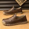 2025 New High-Quality Outdoor Solid-Color Men's Casual Loafers Classic And Comfortable Flat Shoe Soft-Soled Anti-Slip Lazy Shoes