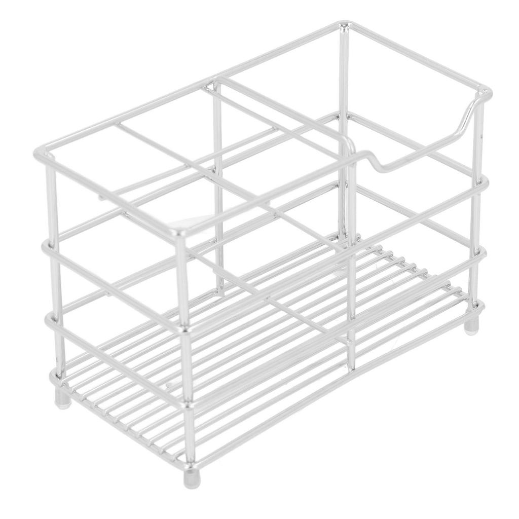 Stainless Steel Toothbrush Holder Multipurpose Toothbrush Toothpaste Holder for Bathroom