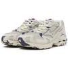 Mizuno Wave Rider 10 Non-Slip Durable Breathable Low-Top Running Shoes Men sneaker Purple White D1GA331701