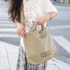 Fashion Versatile Letter Printed Canvas Men's and Women's Handbags New Casual Commuter Shoulder Crossbody Bag