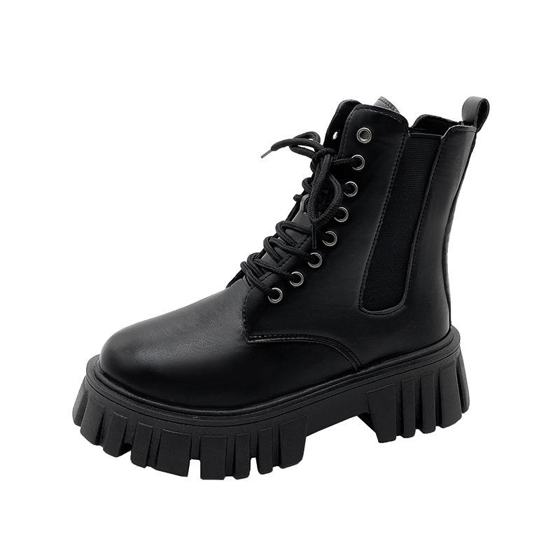 Martin boots women's British style 2025 new models in cool fashion black small short boots thick heel large size women's boots