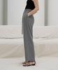 RE RHEE Straight Wide Leg Slacks Trousers Gy