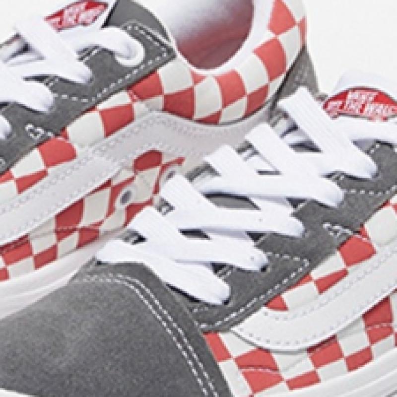 Barnes Old School Overt Cc   Checkerboard  Red  Vn000bwaln41