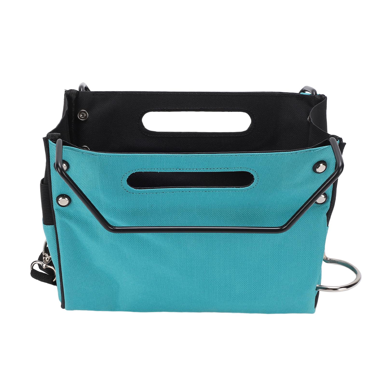 

Ladder Tool Pouch for Step Ladders, 600D Oxford Fabric Bag with Multiple Pockets, Hammer , Quick-Release Buckle for Easy Access to Repai