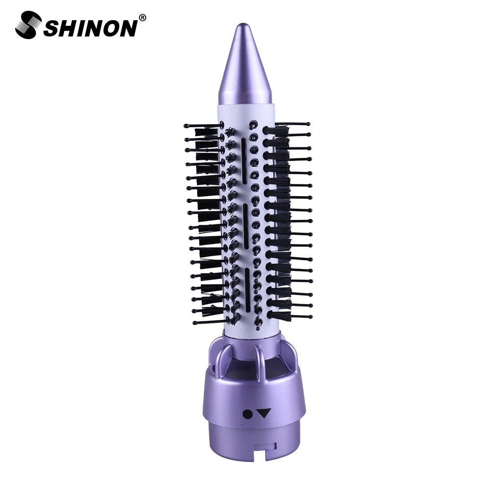 4-in-1 Multifunction Hot Air Brush: Curling Iron, Hair Dryer, Ceramic Straightener (Model 9822-6)