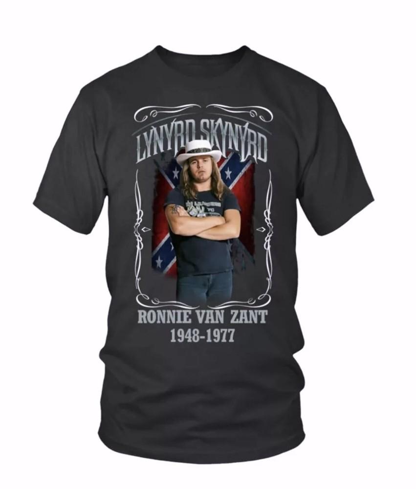 

Ronnie Van Zant 1977 T-Shirt Unisex Short Sleeve T-Shirt All Sizes S-2345Xl 4XL