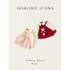 Insbobo Girls' Dress 2026 Spring New One-Year-Old Girl's Dress Children's Spring and Autumn Beautiful Princess Dress