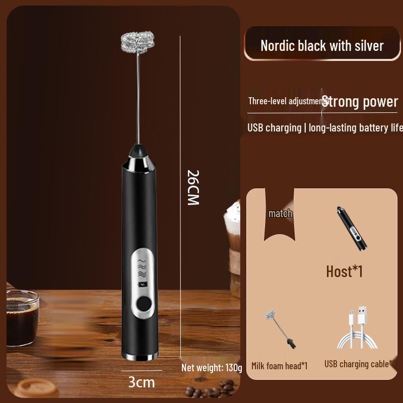 Electric Handheld Milk Frother & Mixer
