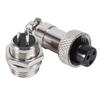 10 Set GX12 3Pin 12mm Aviation Plug Male Female Metal Socket Connector