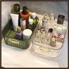Caixa de Armazenamento Empilhável de Acrílico para Cosméticos, Gaveta Verde de Mesa, Cesta Organizadora para Diversos, Lanches, Maquiagem