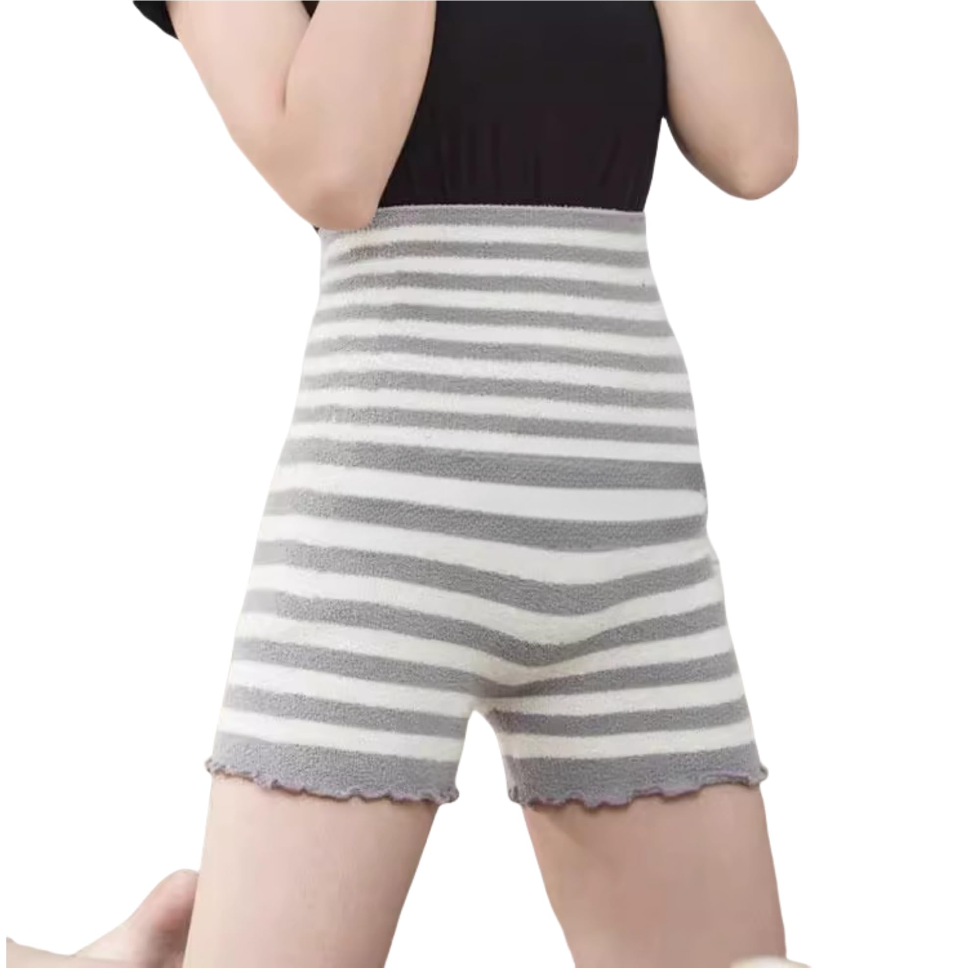 

KOEKOI Fluffy Short Petticoat Belly Wool Belly Warmer Cold High Waist Striped Women s Petticoat, Pettipants, Underwear, Shop, Warmer, Pants, Shorts,