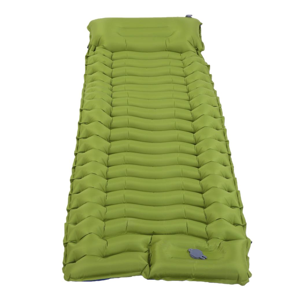 Camping Sleeping Pad with Built in Pillow Foot Pump TPU Thick Self Inflating Sleeping Pad for Hiking Backpacking