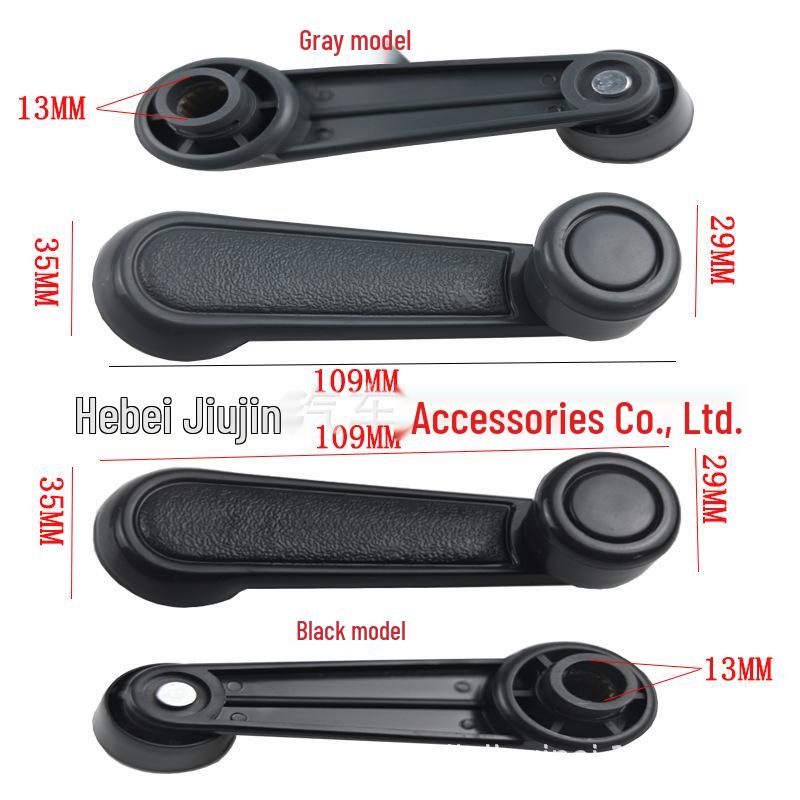 Glass Crank Handle for Electric Tricycles, Four-Wheel Vehicles, Cargo Trucks, Microcars, and Car Doors