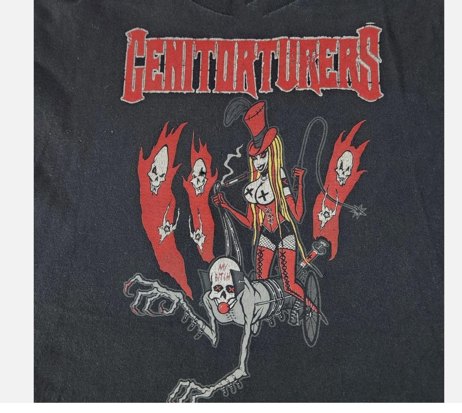 Genitorturers Band – Sin City Tour Concert Shirt Black Unisex S-5XL XXXXL