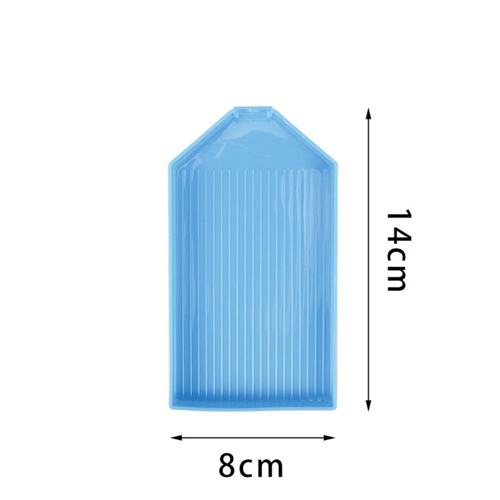 1 Stück Diamond Painting Tablett, Kunststoff Perlen Sortier Tablett, Diamond Art Tabletts Kit Werkzeuge, Aufbewahrungsbehälter Tablett für Strasssteine und Ac