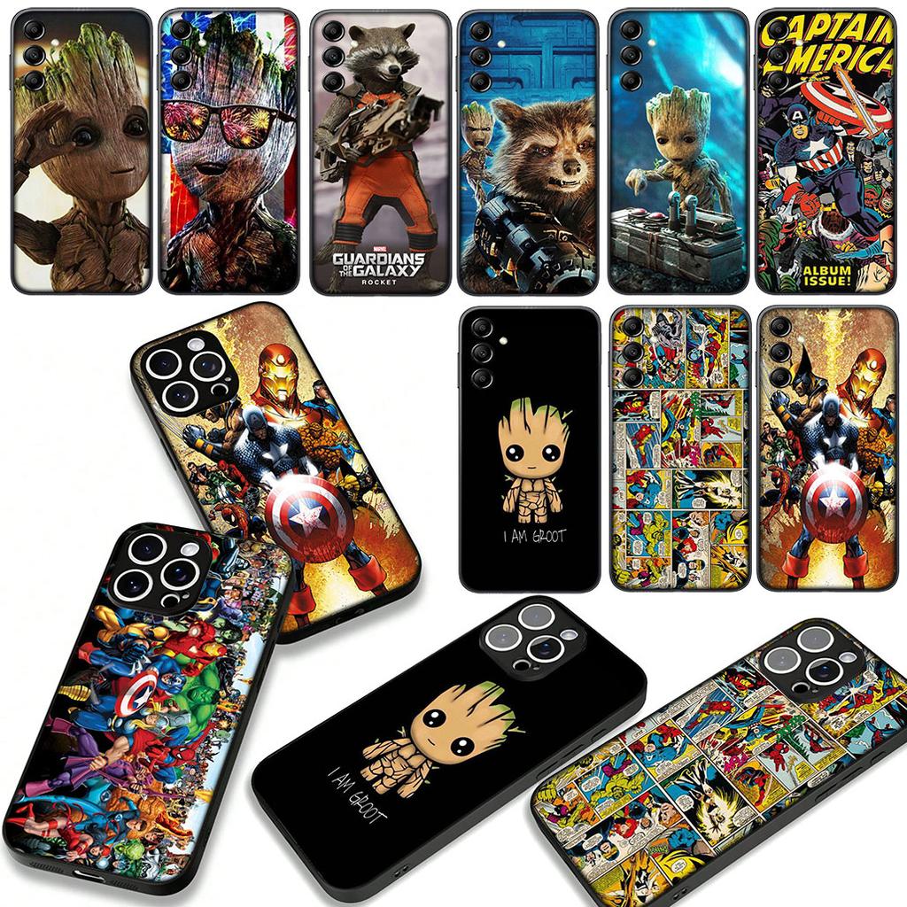 Marvel Guardians of the Galaxy Case for Samsung Galaxy A55 A54 A25 A36 A17 A26 A35 A33 A34 A14 A37 S8 S9 S20 S21 FE S10 Plus