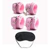 Foot Eye 3 Piece Set Restraint Forced Play SM Goods Shackles, Shackles, Mask, (PINK) [NaughtyAngel] Belt, Bondage, Restraints, Cosplay, Stimulation,