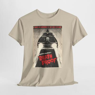2 Quentin Tarantino Death Proof Movie Unisex Heavy Cotton Tee, Film Lover T-Shirt, Graphic Tee, Retro Cinema Shirt, Cult Classic Apparel