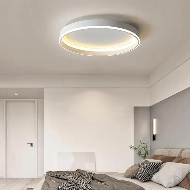 Lámpara de techo LED nórdica moderna para dormitorio, sala de estar, comedor, pasillo, balcón, decoración interior del hogar, accesorio de iluminación brillante