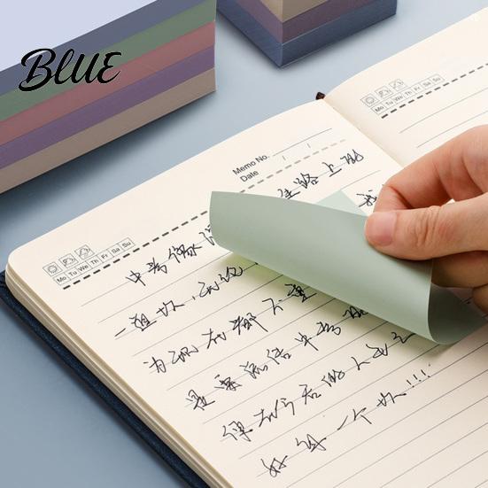 Reliable Adhesive Notes Morandi Colored Memo Notes Smooth Writing Paper