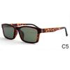 2076 New Large Square Frame Magnetic Clip-On Men's Polarized Sunglasses - Multi-Color Options