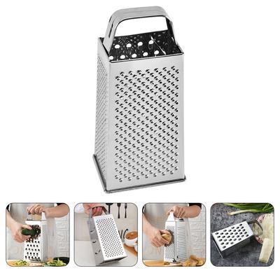 Slicer Stainless Steel Grater Vegetable Grating Tool Metal Cheese Kitchen Vegetables Silver