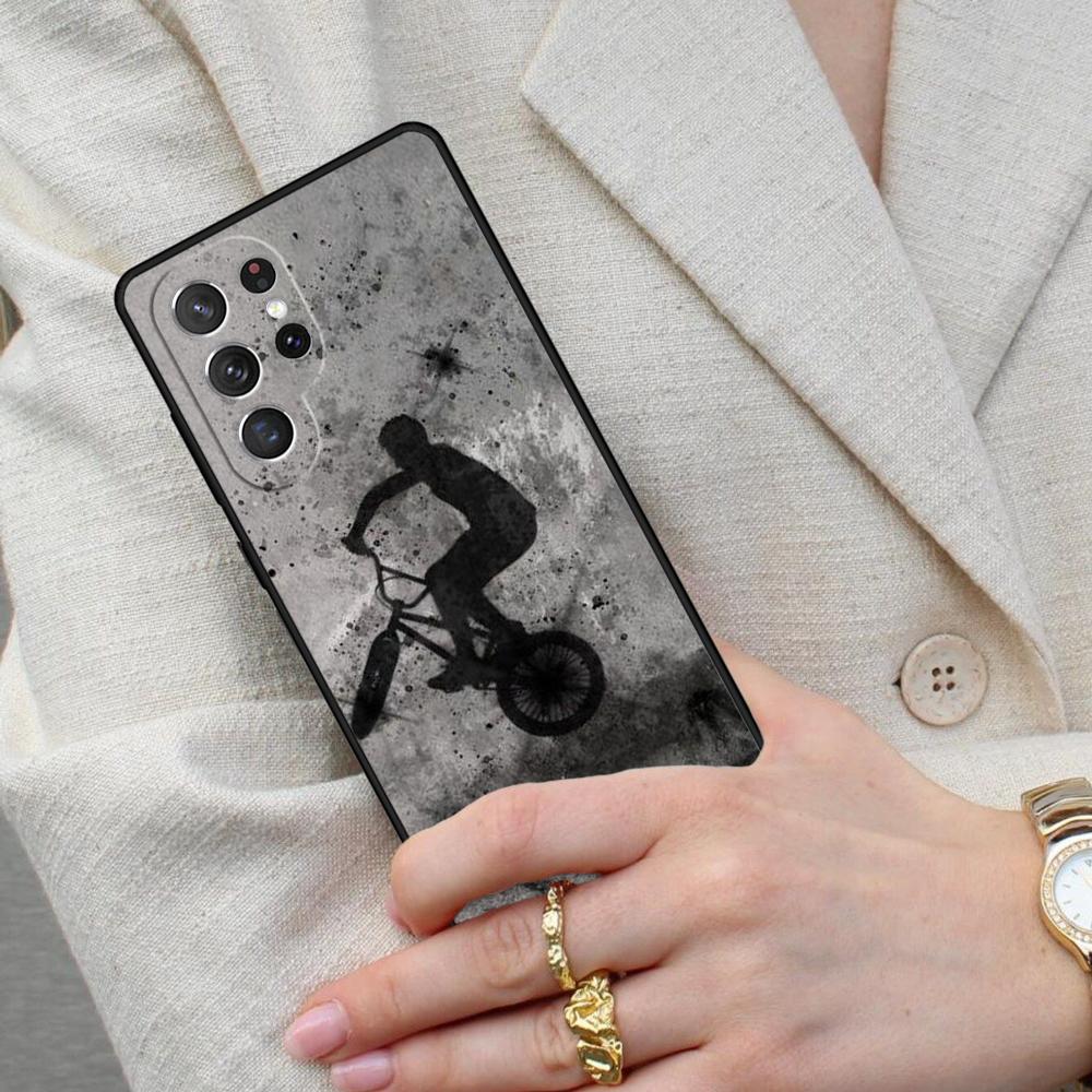 Cycling Biking Cell Phone Case for Samsung Galaxy S26 Ultra S25 S24 S23 S22 S21 S20 Note10 Cover