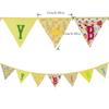 Multicolor Birthday Triangle Flags for Kids' Party Tent Decor