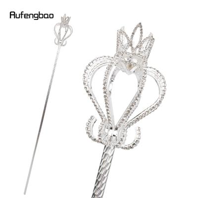Weiße Blattlegierung, Feenstäbe für Mädchen, Prinzessinnenstäbe für Kinder, Engelsstab für Party, Cosplay, Hochzeit, Geburtstag, Party, 91 cm