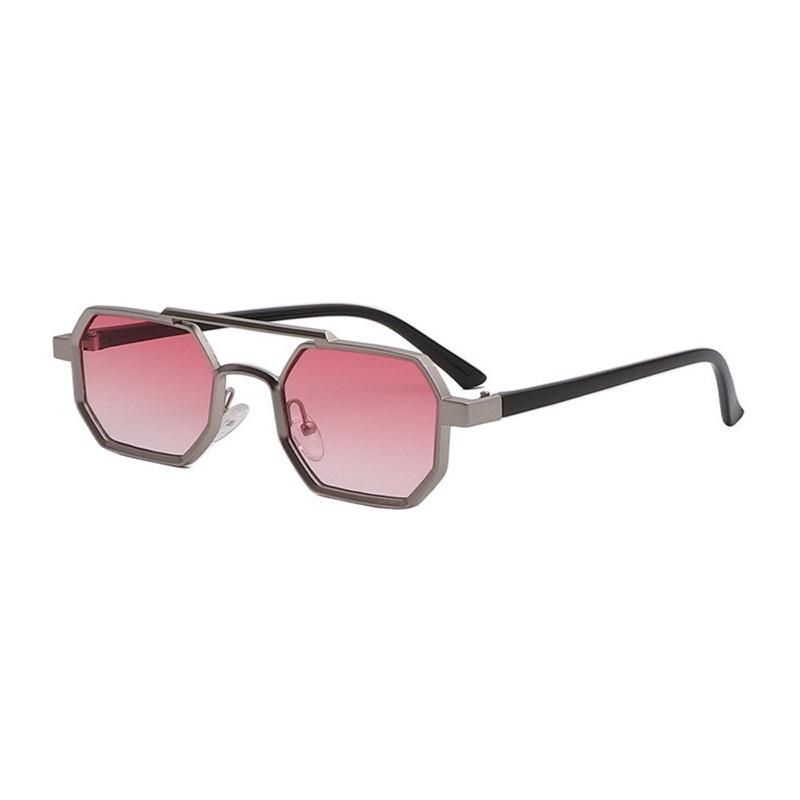 New Fashion TAC Polarized Sunglasses Metal Double Beam Square Frame Sun Glasses Sports Driving Eyeglasses For Women Men