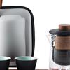 Ceramic Tea Set with Infuser And 3 Cups - Sleek Functional