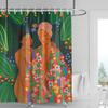 Nordic Minimalist Figure Illustration Shower Curtain Hotel Homestay Bathroom Partition Curtain Waterproof and Moisture-proof