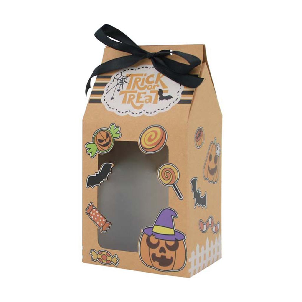 Kraftová papírová krabička Multifunkční balení Dárkové papírové sáčky na sladkosti Skladování dárků