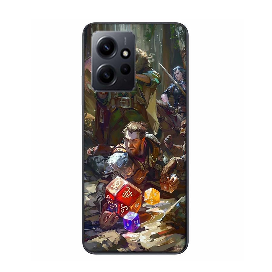 Game D-Dungeons D-Dragons D-DND Phone Case For Redmi 12 13C 12C 15C 9 10 10C Note 13 Pro Plus 14 15 Pro 9T 9C 9A TPU Soft Cover