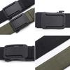 Versatile Ratchet Belt with Adjustable Security Buckle Double-Layer Reinforced Nylon Webbing Reinforced Men Belt