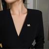 Fashion Retro Alloy Big Brooch Bow Pin Temperament Versatile Clothing for Women Jewelry
