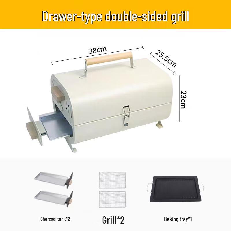 ZhiShi Outdoor Charcoal BBQ Grill