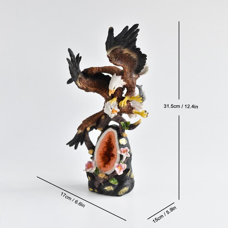 American Independence Day Simulation Big Eagle Resin Ornament Home Office Opening Decoration Crafts
