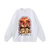 Vintage Washed Heavyweight Cotton Tee Couples - Oversized Retro Graphic T-Shirt Unisex Streetwear